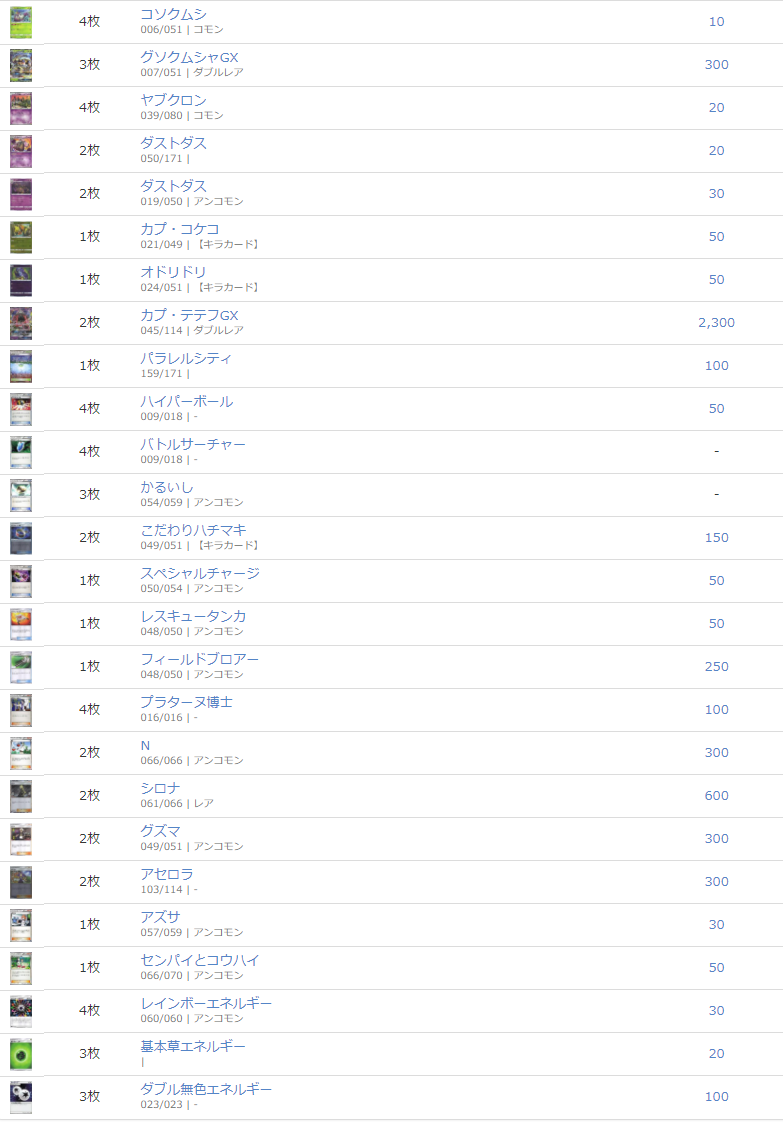 グソクムシャGX+ダストダスデッキ