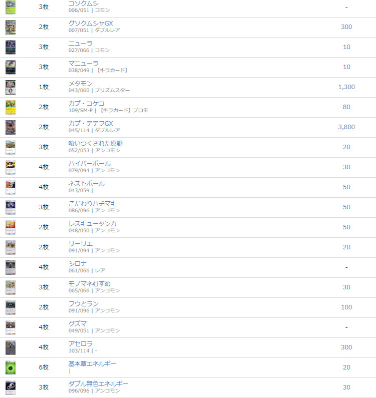 グレイシアGX+ゲッコウガGX